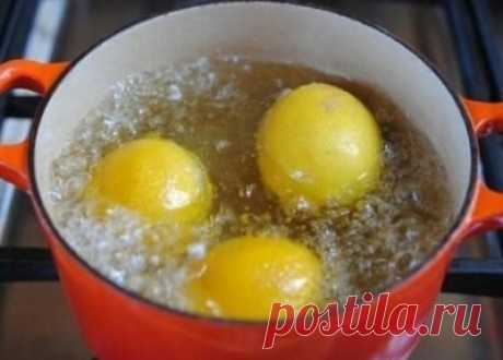 Сварите лимоны вечером и пейте жидкость, когда проснетесь…Вы будете потрясены результатами!