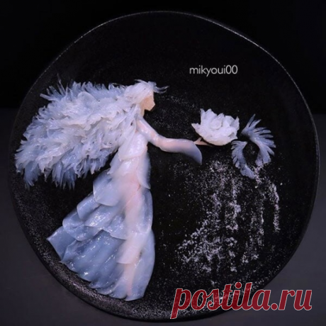 Рыбная нарезка сашими/sashimi - настоящие шедевры от японского шеф-повара