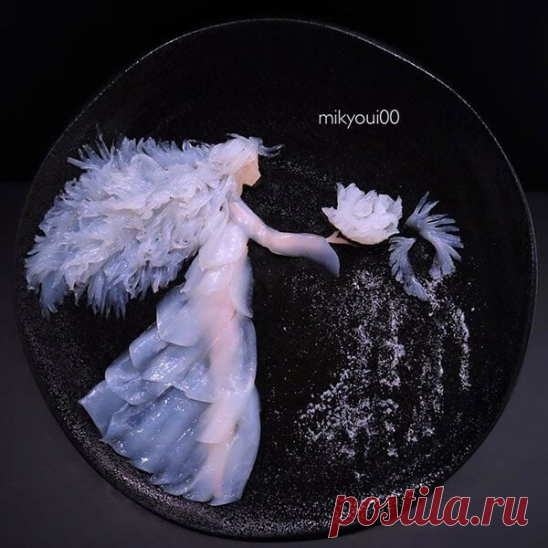 Рыбная нарезка сашими/sashimi - настоящие шедевры от японского шеф-повара