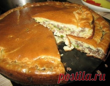 Пирог с фаршем и капустой. Дрожжевой пирог с капустой и фаршем.