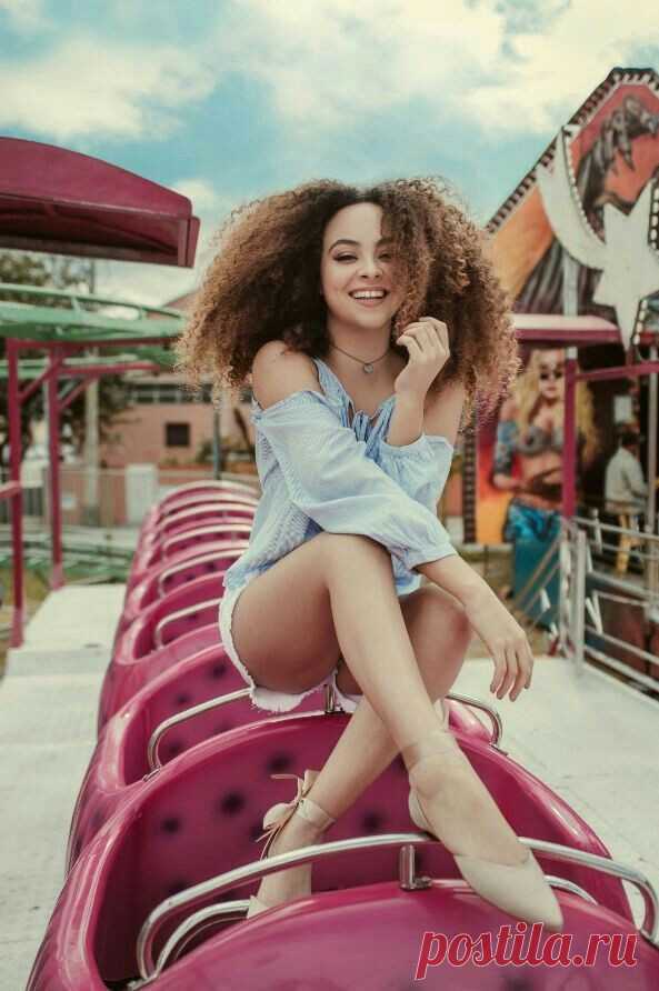 Аттракционы та же отличное место для проведения фотосессии.