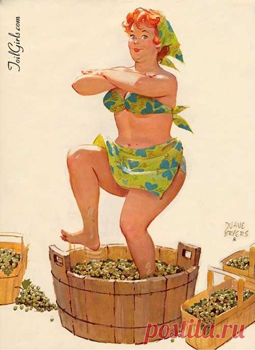 Художник Дуэйн Брайерс|Пин ап (pin up) ч 1