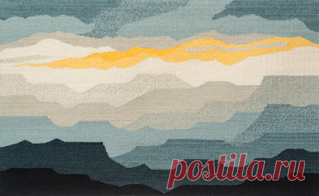 Tapestry Artist Linda Giesen: Blue Mesas