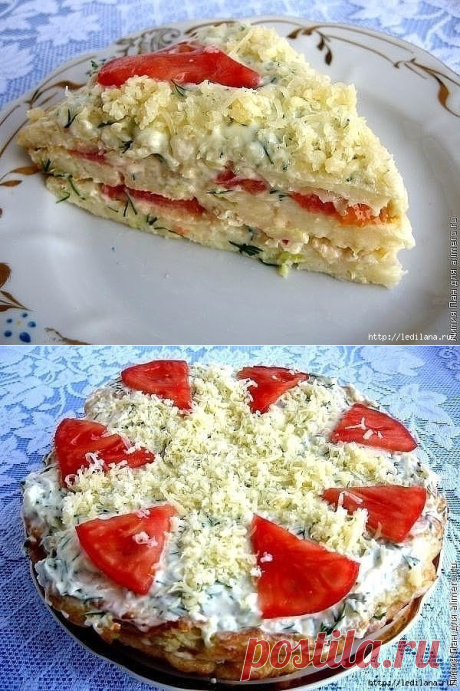 Кабачковый торт Очаровашка