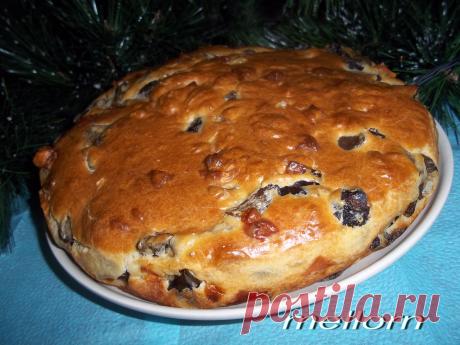 Пирог-кекс с грибами и сыром