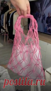 Как сплести сумку-авоську своими рукамиМК от автора: creator_tati 👜#вязание  • #сумка