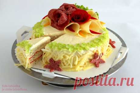 Соленые закусочные торты
