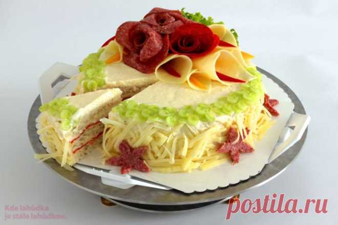 Соленые закусочные торты