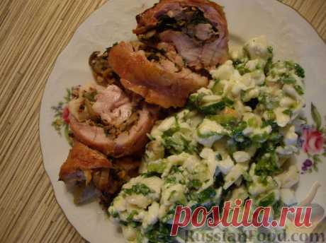 Рецепт: Куриные рулетики на RussianFood.com