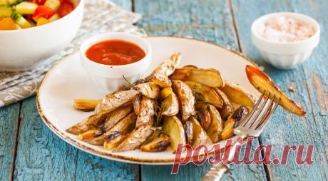Сытный гарнир: запеченный картофель с травами — Фактор Вкуса