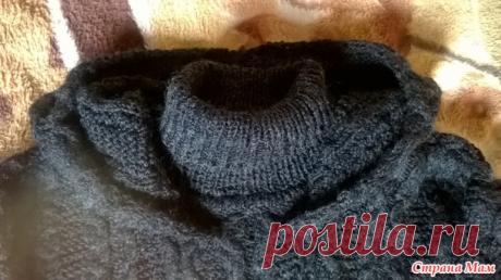 Свитер с капюшоном для среднего сына... - Вязание - Страна Мам