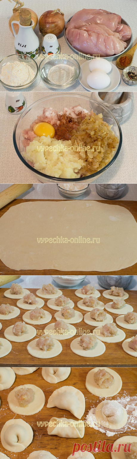 ✔️Пельмени с куриным фаршем рецепт с фото в домашних условиях