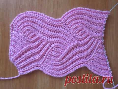 Ажурный узор из английской резинки