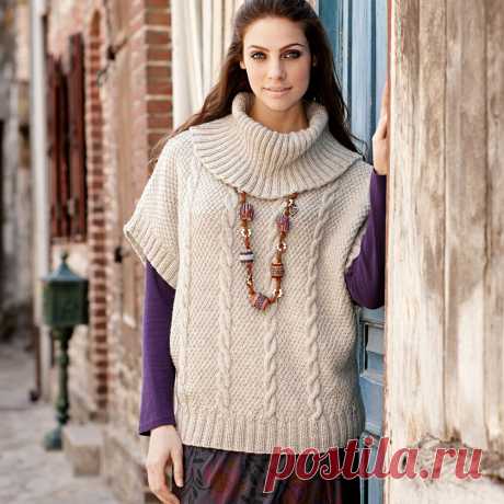 Вязаные жилеты. Модели с описанием | Магия Вязания / Knitting Magic | Дзен