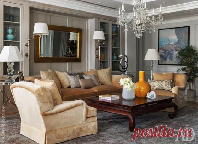 Утонченная классика в осенней гамме в Москве Утонченная классика в осенней гамме в Москве.Хозяева этой московской квартиры являются большими почитателями мебели Ralph Lauren Home, а также классического стиля в интерьере, поэтому сомнений насчет ...