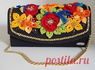 Márcia Prado ♥ Arte com Amor ♥: Bolsa Flores da Primavera