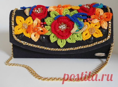 Márcia Prado ♥ Arte com Amor ♥: Bolsa Flores da Primavera
