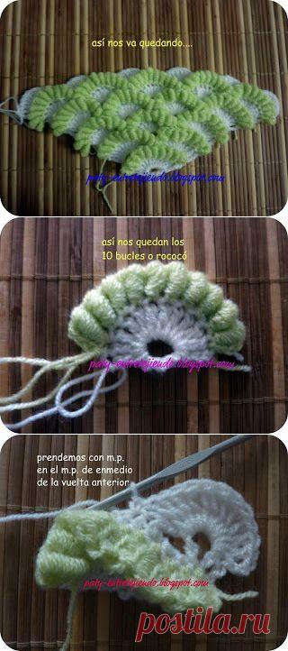 Красота из остатков.Новый шикарный узор крючком (пошагово).