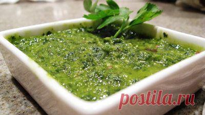 Чимичурри - соус к мясу на гриле | Диетическое питание