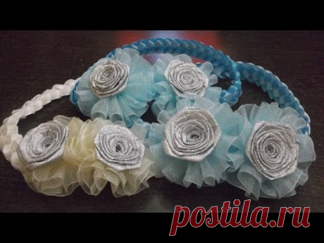 D.I.Y. Organza &amp; Satin Headbands - Tutorial | MyInDulzens