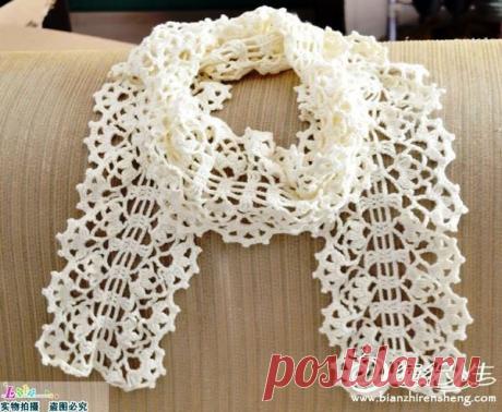 Шарф Морозные узоры