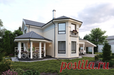 Проект «Рапсодия» дом в современном стиле под ключ | RNR