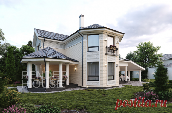 Проект «Рапсодия» дом в современном стиле под ключ | RNR