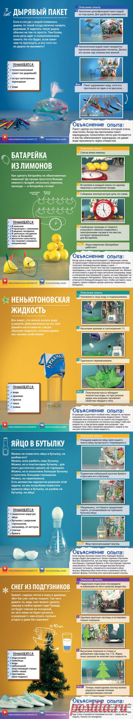 5 простых научных опытов, которые порадуют детей