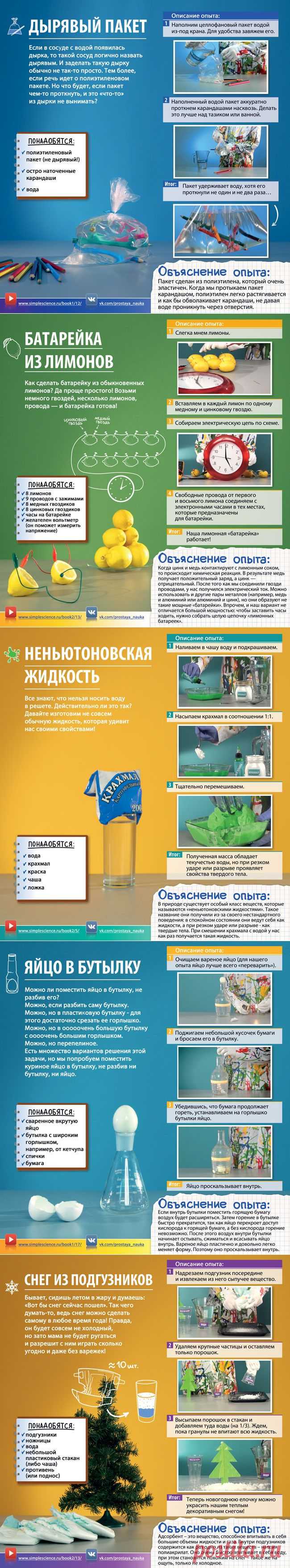 5 простых научных опытов, которые порадуют детей