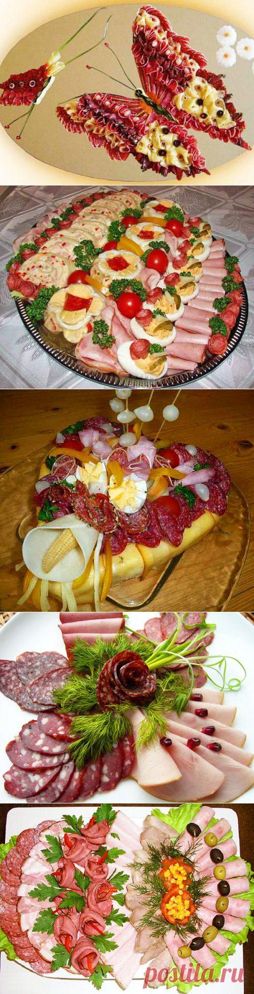 Праздничная нарезка: мясная тарелка. Супер коллекция - Простые рецепты Овкусе.ру