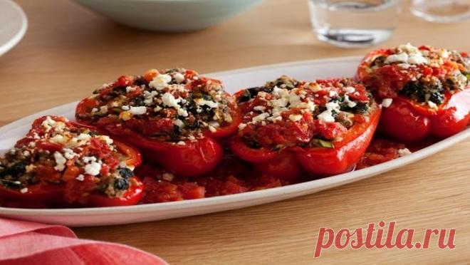 Перец, фаршированный по гречески.