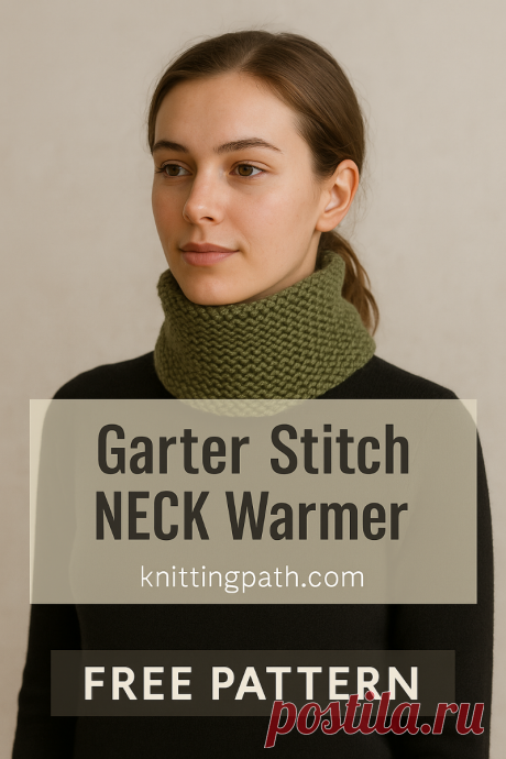 Garter Stitch Neck Warmer
