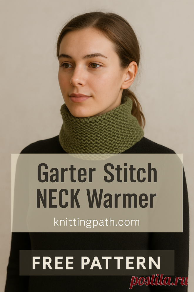 Garter Stitch Neck Warmer