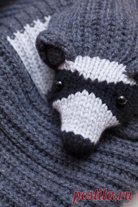 Сказочные шарфы-животные, которые украсят любой образ из категории Интересные идеи – Вязаные идеи, идеи для вязания