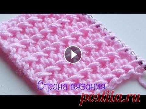 Узоры спицами. Вертикальные рельефные дорожки. Рапорт узора 4 петли и 2 ряда. Для образца набираем количество петель кратное 4+2 кромочные петли....