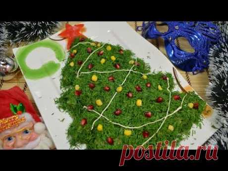 Салат на новый год   Елочка