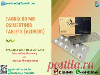 Buy #AZD9291 80mg Tablets is very potent and selective #anticancer drugs which remove the non-small cell lung cancer (#NSCLC) or carcinomas with MedsDots: The True Indian Pharmacy, always care for your health and arrange high quality of products all over the world like USA, Hong Kong, China, UK, UAE, Laos and many more. Get Indian #Tagrisso 80mg Tablets and Indian AZD9291 Incepta by AstraZeneca are generic of #Osimertinib 80mg Tablets Online in comparable and affordable price. Buy Generic Osimer