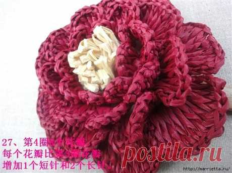 Из полиэтиленовых пакетов. ЛЕТНЯЯ СУМКА. Вязание крючком