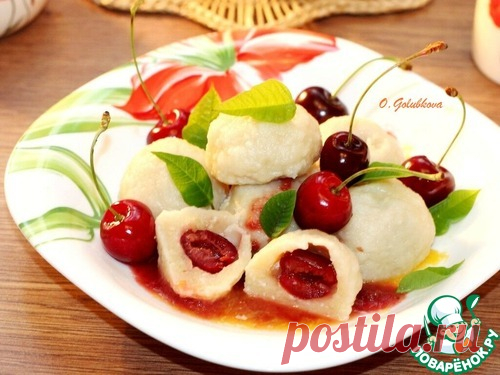 Кнедлики с черешней – кулинарный рецепт