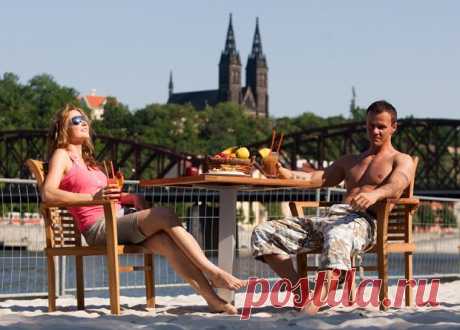 Пляж «Prague Beach» в центре Праги | Чехия: туризм жизнь недвижимость иммиграция
