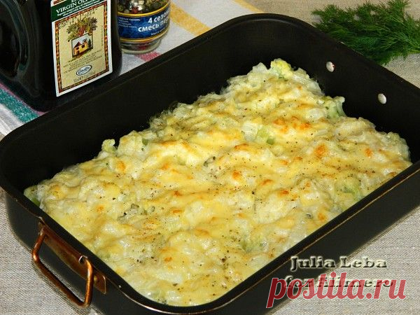 Цветная капуста, запечённая в соусе