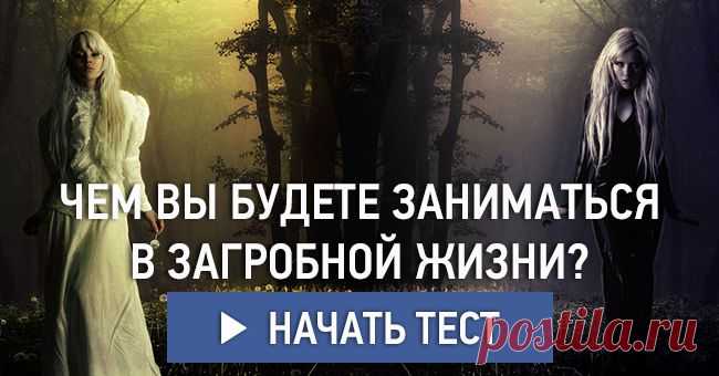 Чем вы будете заниматься в загробной жизни?