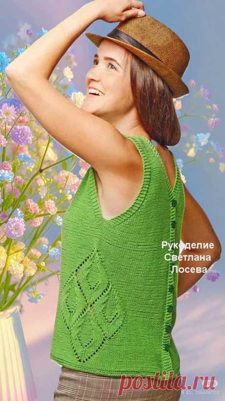 Легкий шлейф красоты! Топы с ажурными узорами и описанием вязания | Рукоделие Светлана Лосева Вязание | Дзен