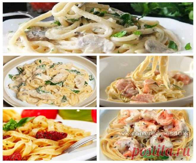 Топ-5 вкуснейших диетических рецептов пасты и спагетти Забирай себе! 1. Спагетти с грибным соусом ?на 100 грамм — 141.28 ккал?Б/Ж/У — 5.52/2.22/24.81? Ингредиенты: — 450 г отваренных спагетти или линвини