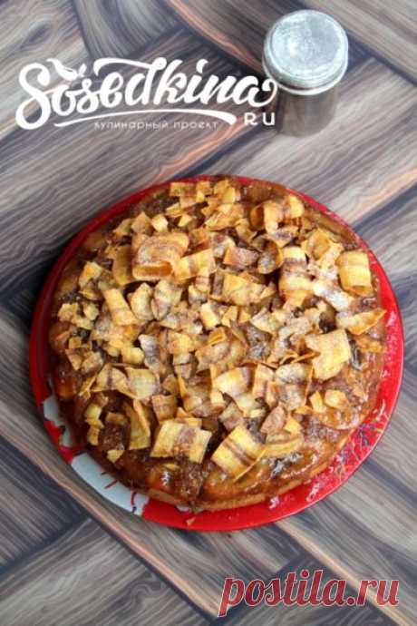 Банановый пирог с грецкими орехами и карамелью. | Кулинарный сайт Ксении Соседкиной