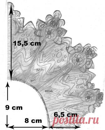 Kokoshnik Pattern Part 2 My plan to make sarafan and kokoshnik. Wish me luck Insya Allah This is pattern for head accessories, my head size and this is only half because you need exact similar left and right For my Vassili...