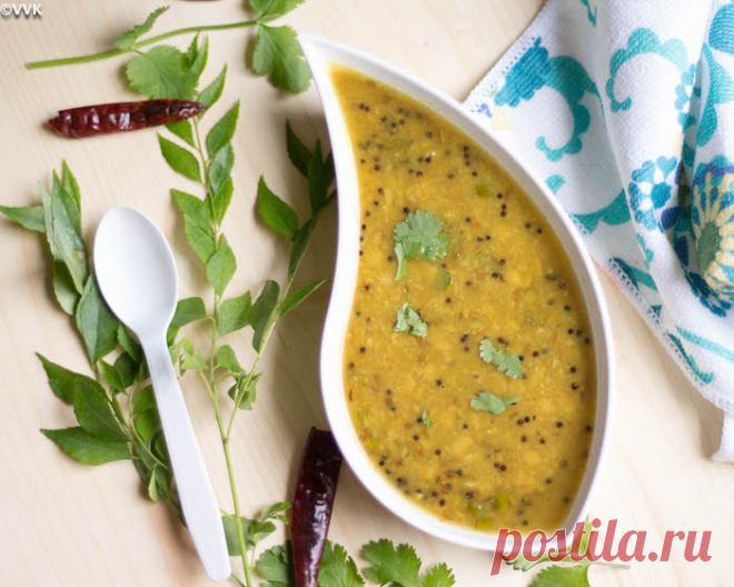 Instant Pot Amti Dal | Maharashtrian Style Dal A simple and comforting maharashtrian style amti dal prepared with toor dal and goda masala in instant pot.
