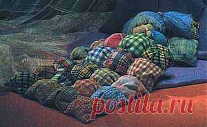 Озорные лоскутки - сайт о Kroykirе и лоскутному шитью - Пуфики