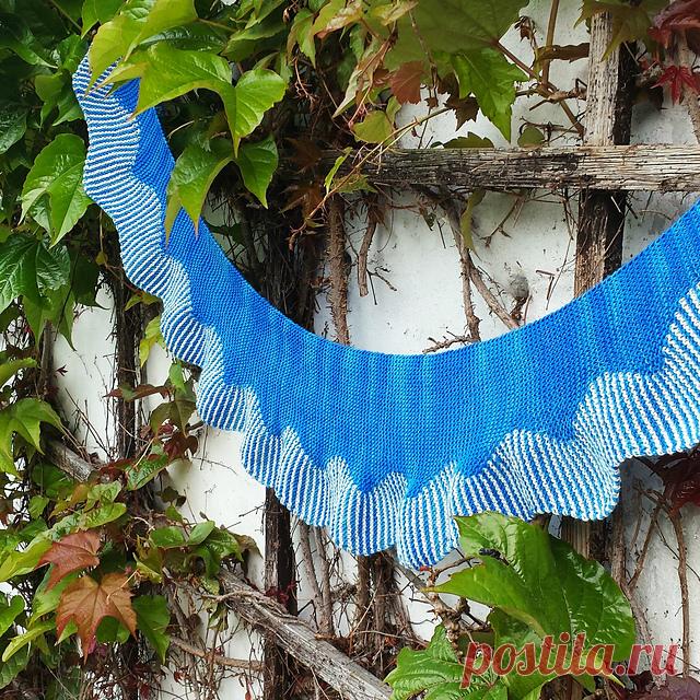 вязание спицами шаль - Самое интересное в блогах