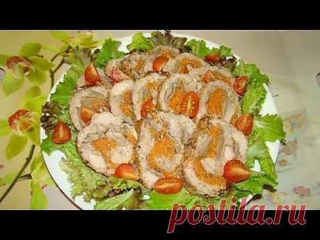 Рецепт мясного рулета..